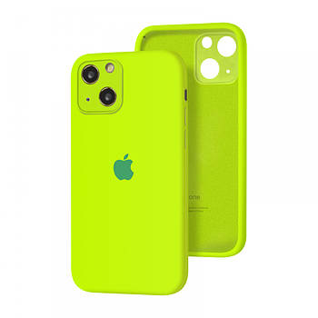 Чохол Silicone Full case Camera Protective для IPhone 14 Plus Green (43) яскраво-зелений