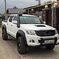 Автомобільний Шноркель на Позашляховик TOYOTA HILUX 167 Виносний повітрозабірник для Позашляховика, фото 3