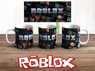 Чашка Roblox "Чорна" Роблокс