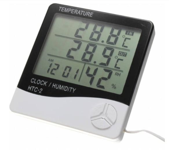 Цифровой термогигрометр с датчиком HTC-2 - фото 1 - id-p1567624179