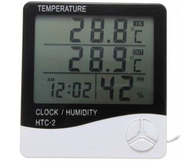 Цифровой термогигрометр с датчиком HTC-2 - фото 3 - id-p1567624179