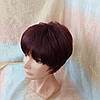 Перука короткий каскад з термоволосся бургунд RG 9713-99Т, фото 5