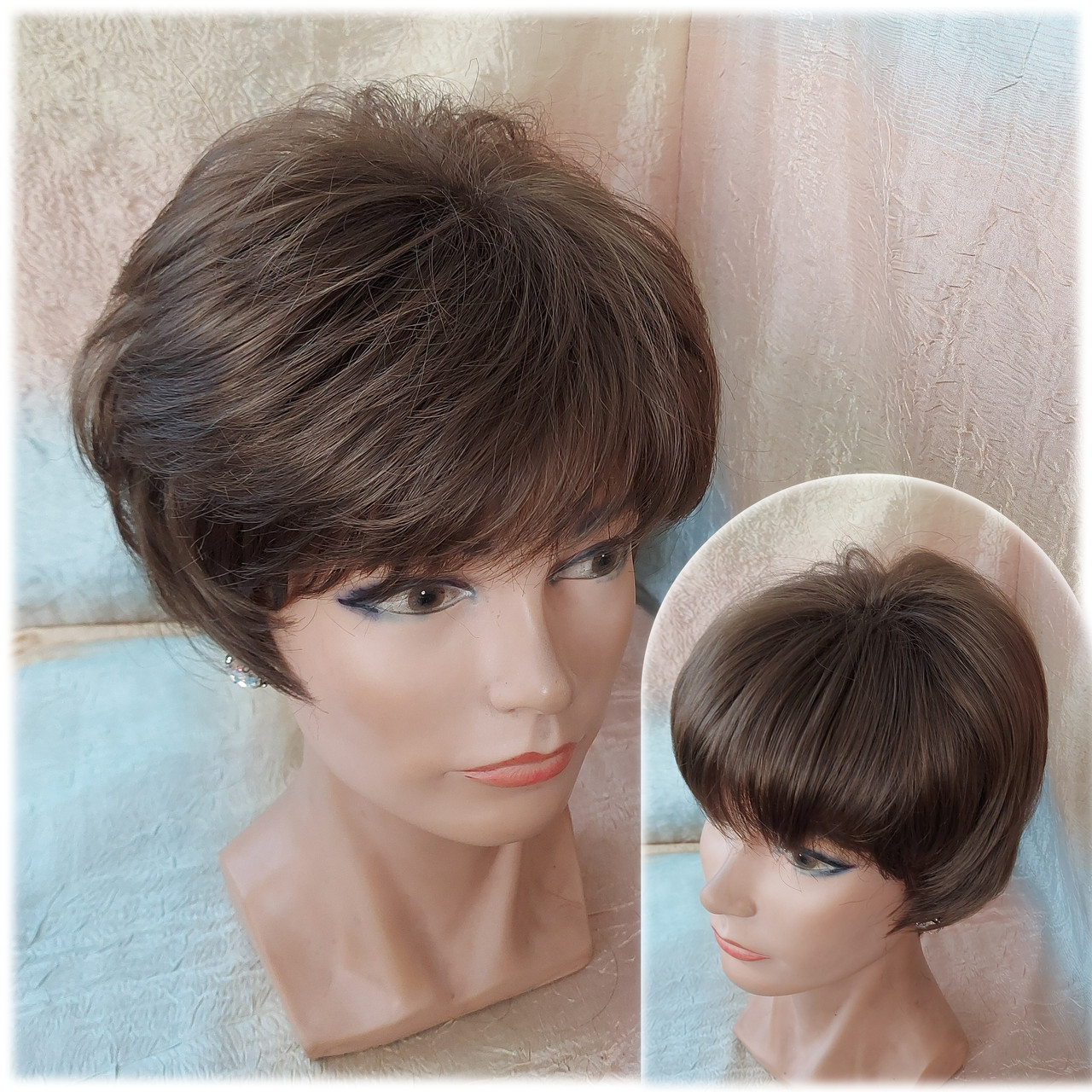 Перука короткий каскад з термоволосся русявий RG 9713 - 10, фото 1