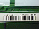 Шлейфи LVDS, плата T-Con HV430FHBN10  від LЕD TV Bravis LED-43G5000 Smart+T2 Black, фото 3