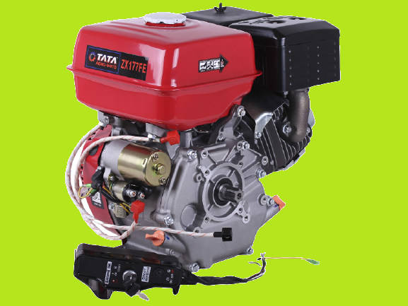 Двигун 177FE - бензин (під шліци Ø25mm) (9 к. с.) з електростартером, фото 1