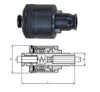 Головка предохранительная M14 резьбонарезная 11,0х9,0 L111