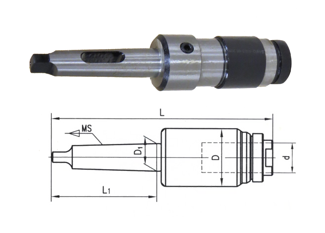 Патрон резьбонарезной реверсный J4620 (M8-M20)