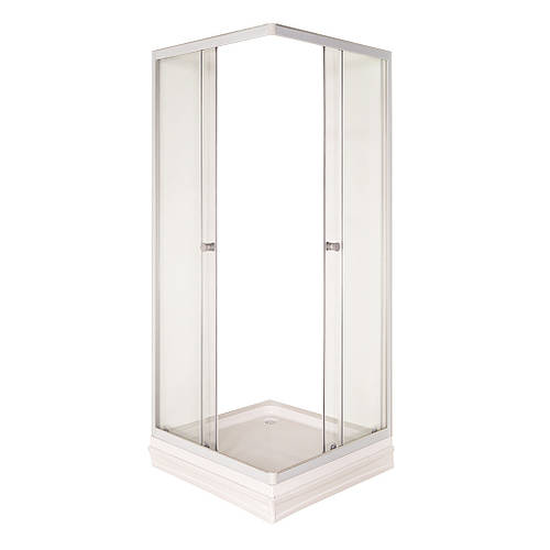 Купить Квадратная душевая кабина 80х80 Sanica Mаgna 80х80, низкий ...