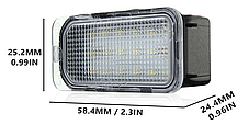 LED підсвітка номера для FORD (Форд) Edge Escape Focus Fiesta Mondeo S-Max C-Max B-Max Ranger Kuga Galaxy, фото 3