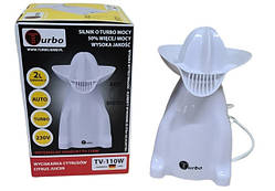 Соковижималка для цитрусових Turbo TV-110W, біла
