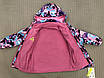 Весняна куртка з батником 2 в 1 на дівчинку 5-9 років, фото 3
