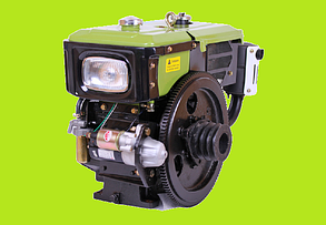 Двигун (8 к. с.) дизельний (водяне охолодження) SH180NDL - Zubr з електростартером