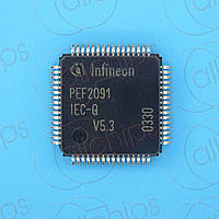 Подавитель эха ISDN Infineon PEF2091F-V5.3 TQFP64