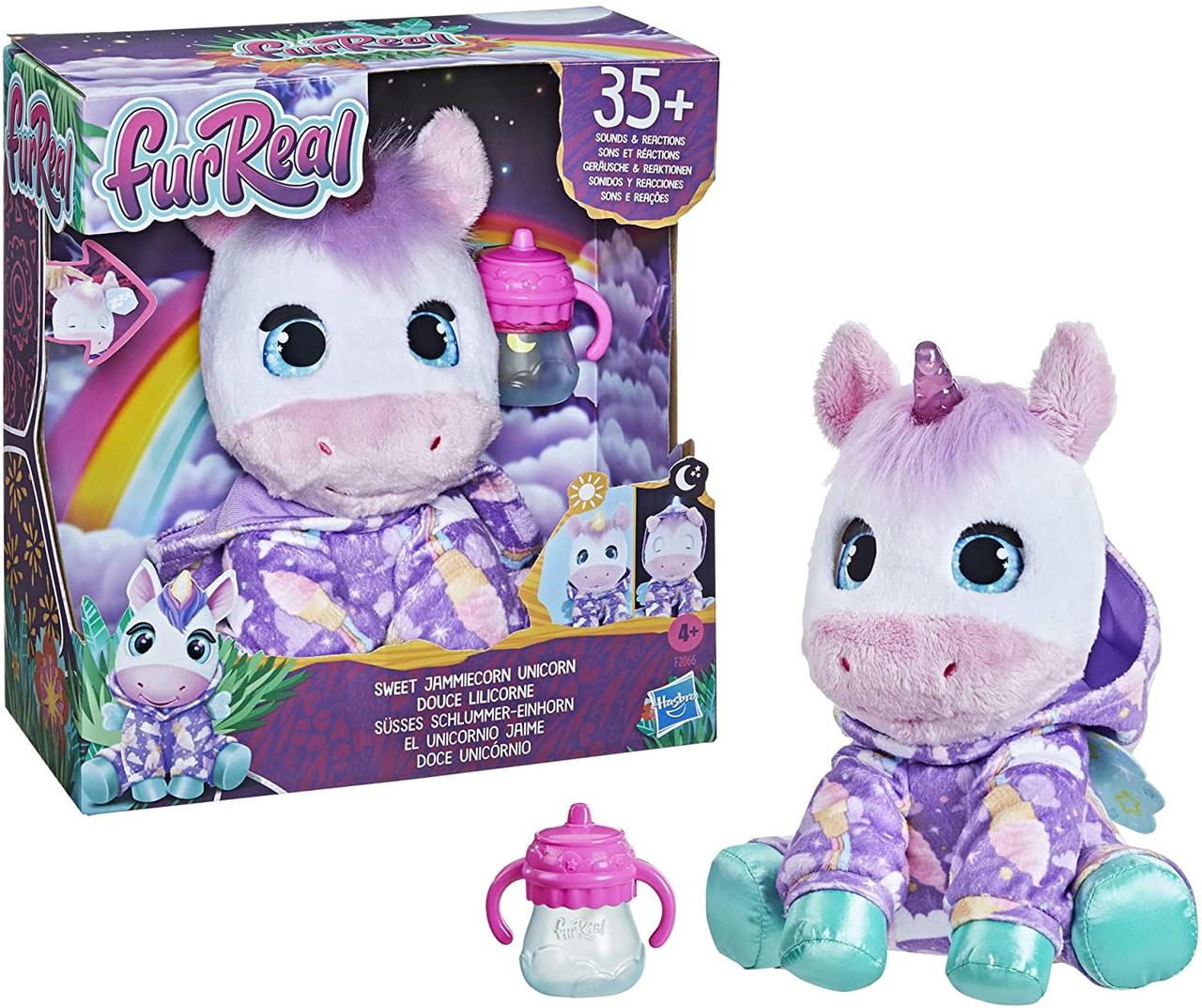 FurReal Friends інтерактивний Єдиноріг FurReal Sweet Jammiecorn Unicorn Plush Hasbro