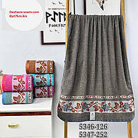 Від 6 шт. МЕ-Ліцевий махровий рушник Розмір 50*90 см купити гуртом дешево в інтернет