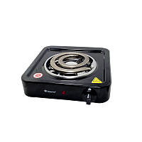 Плита електрична Domotec MS-5531 1кф., 1000 Вт. (Чорний)