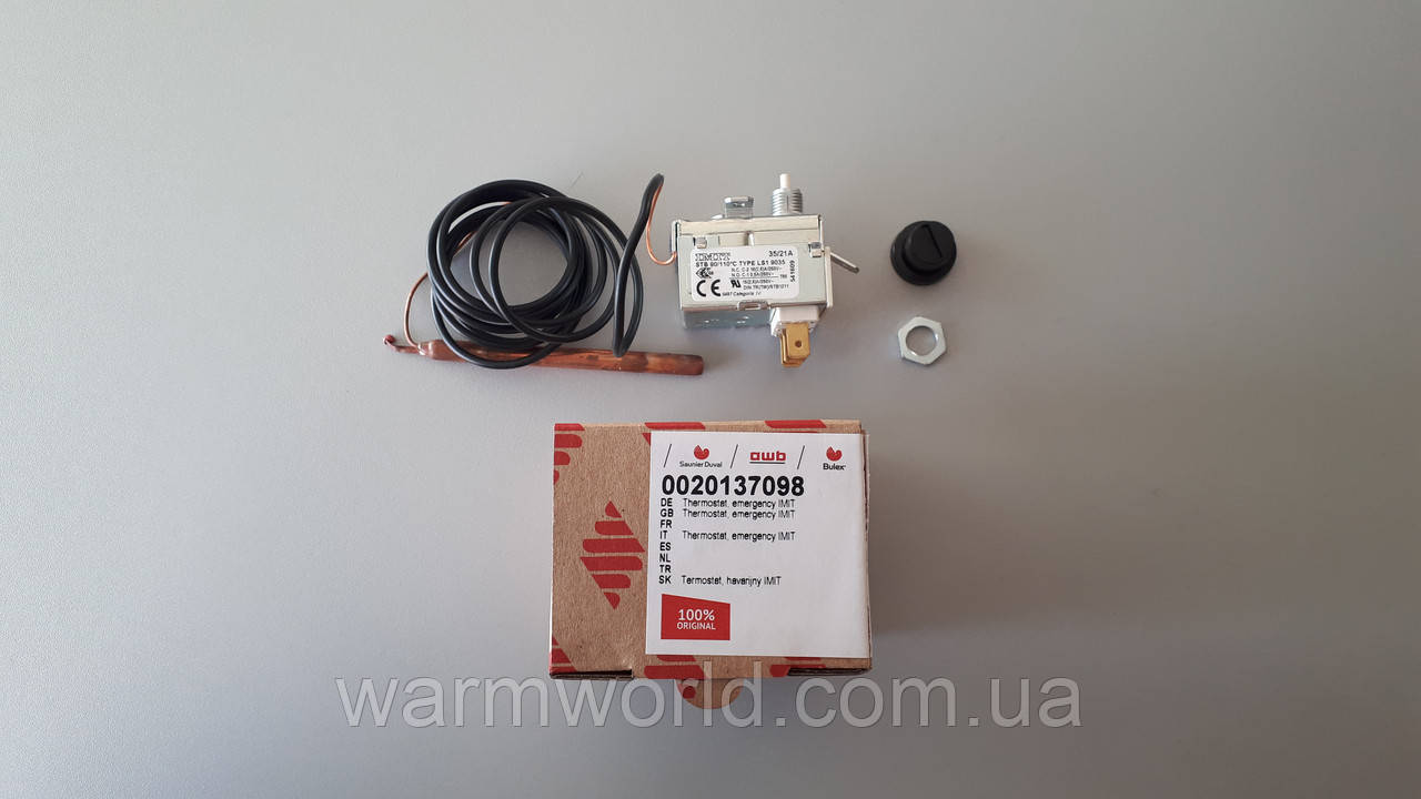 0020137098 аварійний Термостат Ведмідь TLO v15, KLOM v16,17 Protherm
