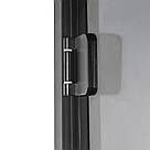 Квадратна душова кабіна INSANA Dora 90х90 без піддону, чорний профіль, тоноване скло 5 мм, лофт, фото 5