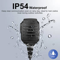 Вологозахищена тангента RETEVIS RS-114 IP54 для рації (радіостанції) Baofeng, Wouxun, Kenwood, Puxing та ін.