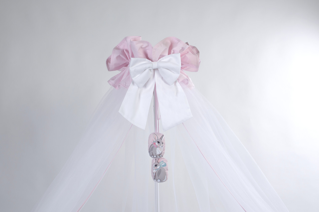 Балдахін для ліжечка Baby Veres Summer Bunny pink, фото 1