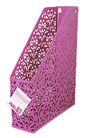 Лоток вертикальный металлический Barocco (BM.6262) Вертикальный, 1, Настольное, Розовый