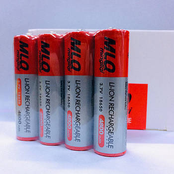 Акумулятори MLQ 4800/ 18650/3.7V-4.2/4800mAh (384 шт./ясть)