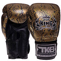 Перчатки боксерские кожаные TOP KING Super Snake TKBGSS-02 8-18унций цвета в ассортименте 8 унции