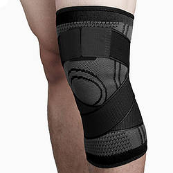 Компресійні наколінники для спорту AOLIKES HX-7720 Black L 4672-14848