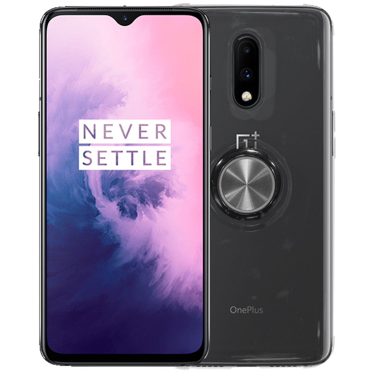 ✮ Силіконова підкладка C-Ku SM01 для магнітного тримача смартфона OnePlus 7, фото 1