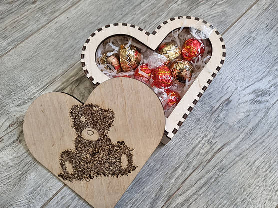 Подарунковий Box Серце Teddy, фото 6