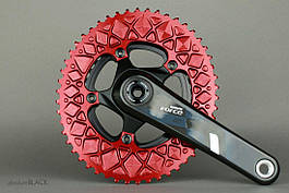 Зірка шатунів absoluteBLACK OVAL SRAM 110 5h, 34T чорна (ROVSR34/5BK)