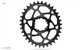 Зірка шатунів absoluteBLACK OVAL Sram Boost 148 32T чорна (SROVBOOST32BK)