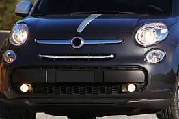 Накладки на решітку Omsa Line для Fiat 500/500L