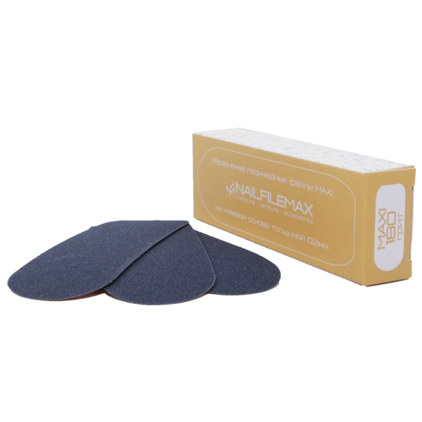 файли для педикюру максі NailFileMax (180 гритів) 30 шт.