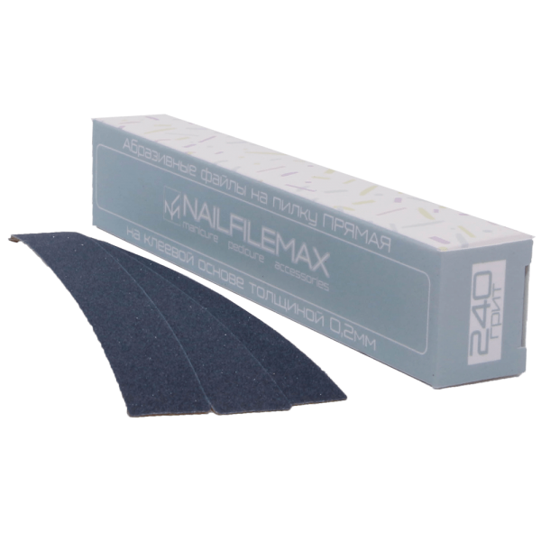 Одноразові файли для натуральних нігтів (240 грит) 30 шт, фото 1