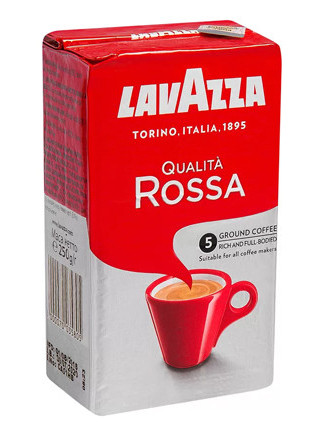 Кава мелена "Lavazza Qualita Rossa" 250 грамів Італія 70/30, фото 1