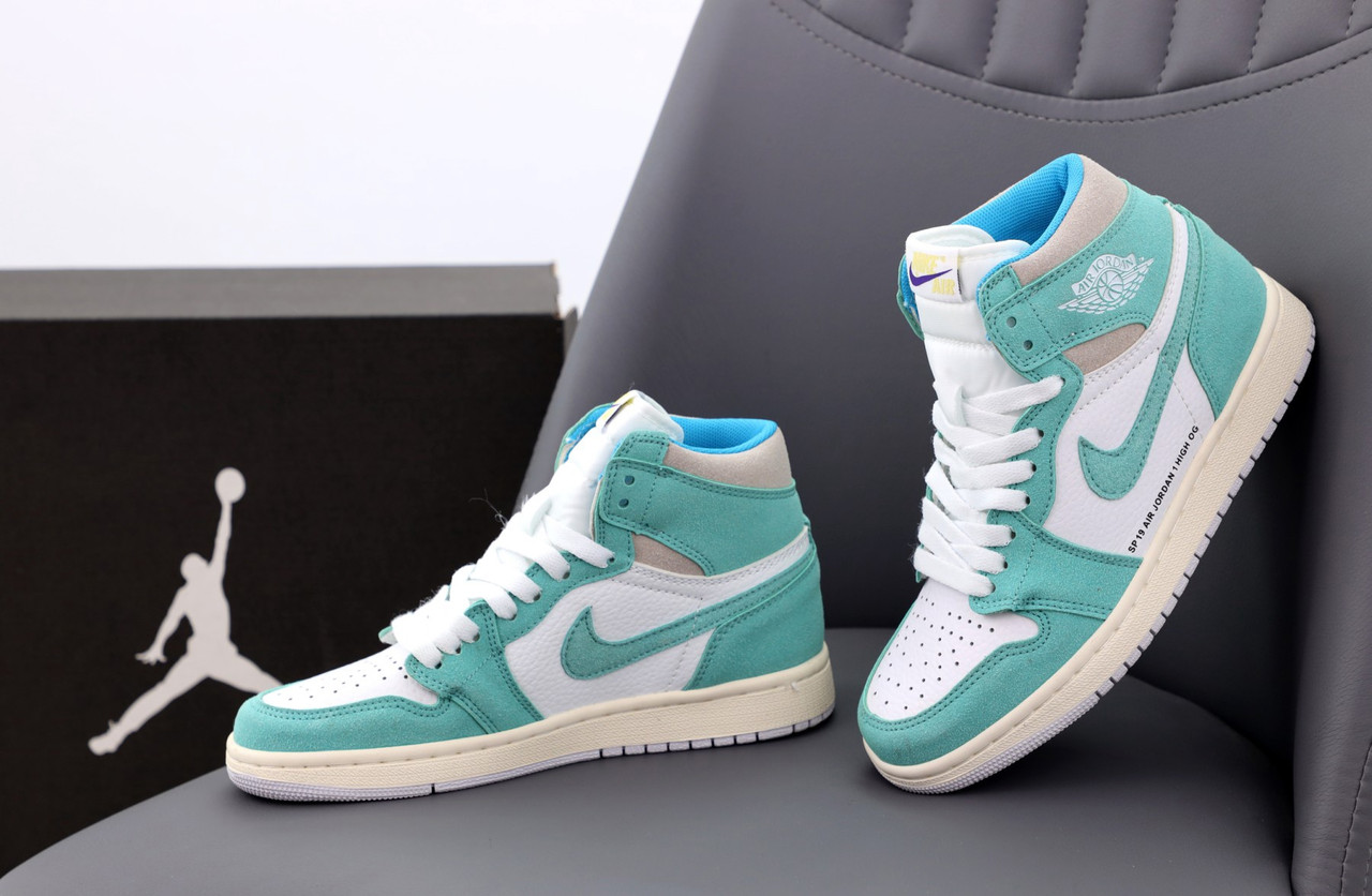 Air jordan 1 mid turbo green sales