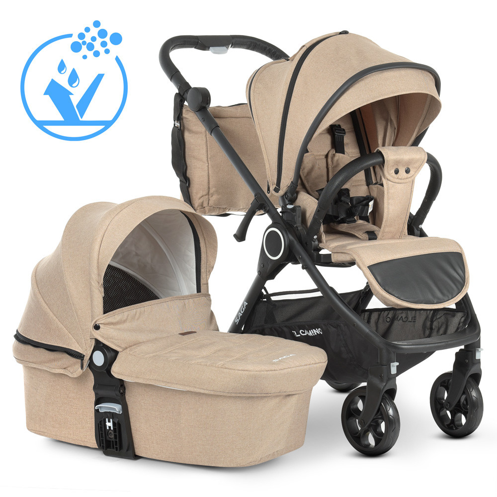 Універсальна Коляска 2в1 ME 1085 SAGA Denim Beige