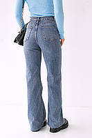 Расклешенные джинсы с высокой посадкой LUREX - джинс цвет, 40р (есть размеры)