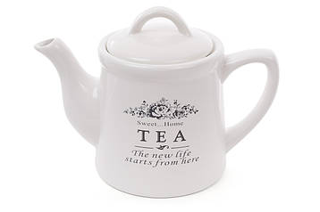 Чайник керамічний Sweet Home,1 л, колір - білий