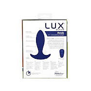 Анальний штекер з пульсацією Lux Active – Throb – 4.5" Anal Pulsating Massager, пульт дистанційного керування, фото 2