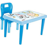 Детский пластиковый столик с стульчиком Pilsan 03-516 Синий