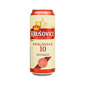 Пиво Krusovice Original 10% ж/б 6 х 0,5 л.