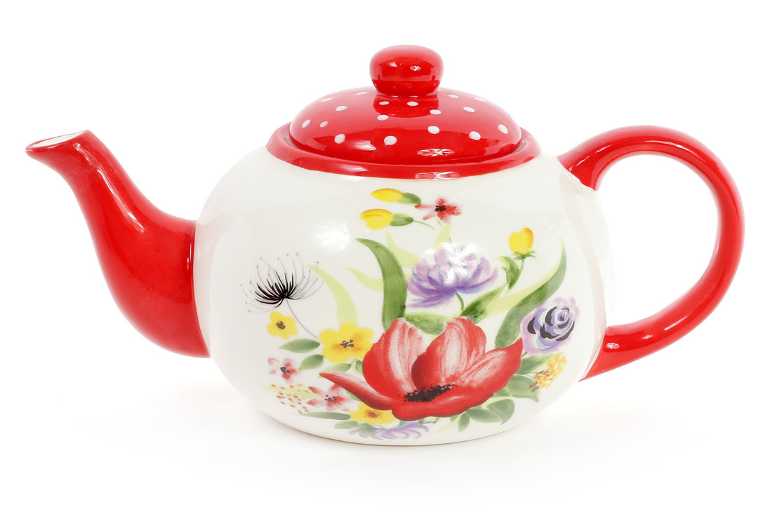Чайник керамічний Акварель 1.25л, фото 1