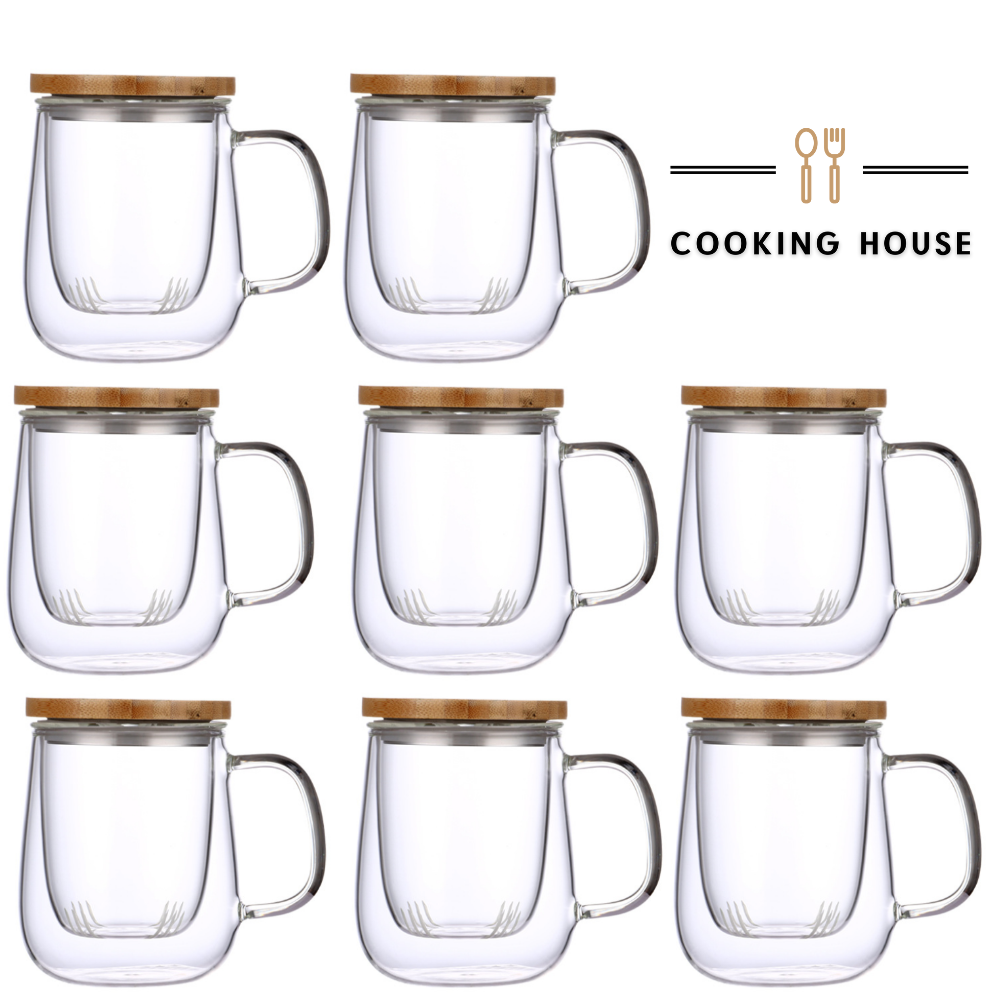 Стаканы для Заваривания Чая Cooking House 400 Мл с Ситечком, Крышкой и ...