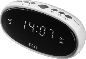 Радіо годинник ECG RB 010 white LED - MegaLavka