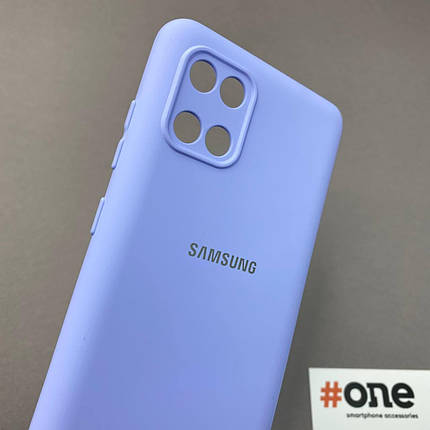 Чохол для Samsung Galaxy Note 10 Lite з мікрофіброю захистом камери чохол на самсунг нот 10 лайт бузковий T5G, фото 3