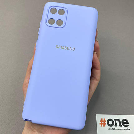 Чохол для Samsung Galaxy Note 10 Lite з мікрофіброю захистом камери чохол на самсунг нот 10 лайт бузковий T5G, фото 1