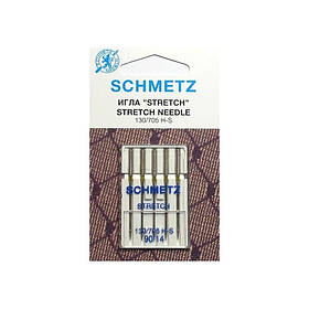 Голки для трикотажу стрейч Schmetz Stretch No90