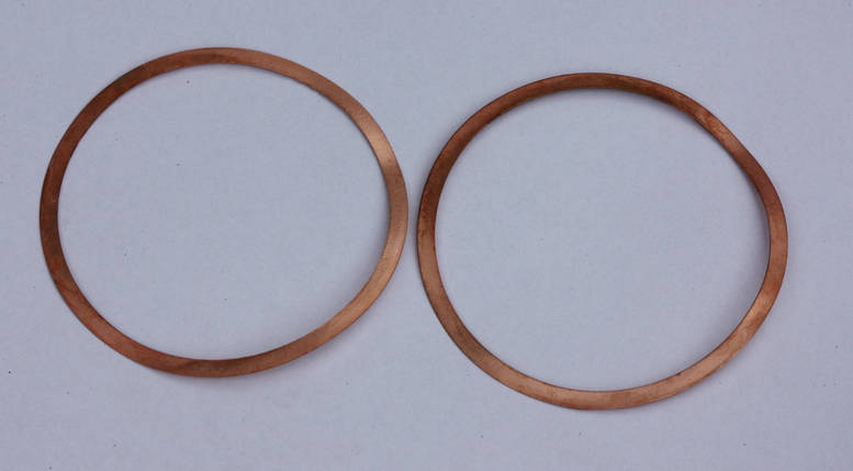 Кільце мідне МТ 2шт., фото 1